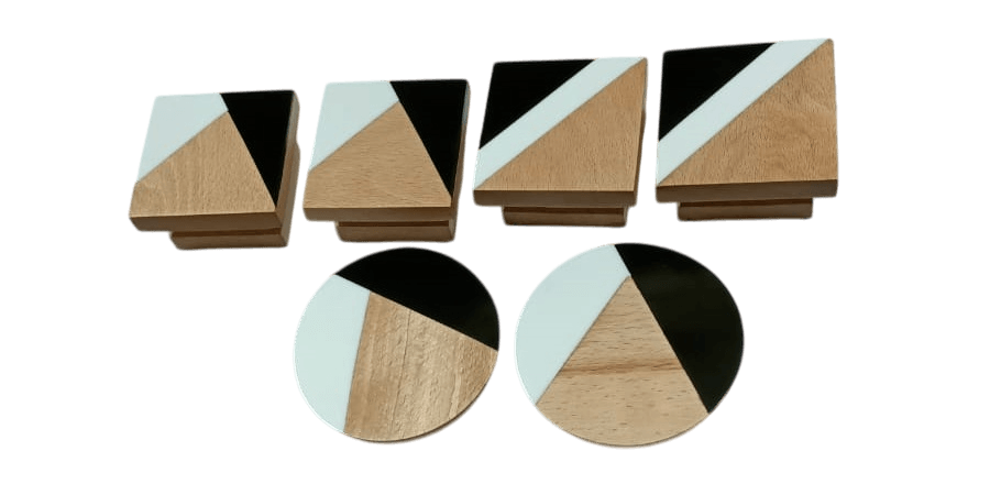 IRON & WOOD KNOB (POLISH & COLOR)